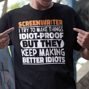 Skrivmaskin jag försöker göra Sak Roliga meningar T Shirt