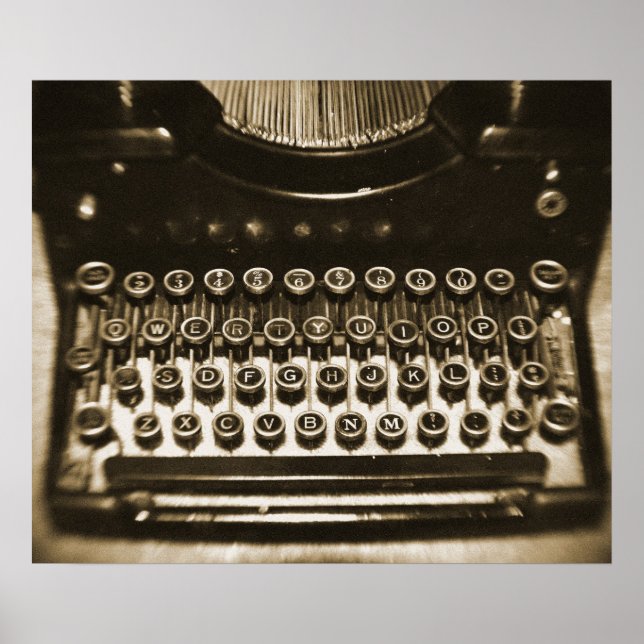 Skrivmaskin Poster (Framsidan)