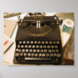 skrivmaskin poster