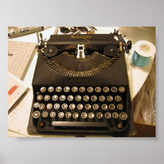 skrivmaskin poster
