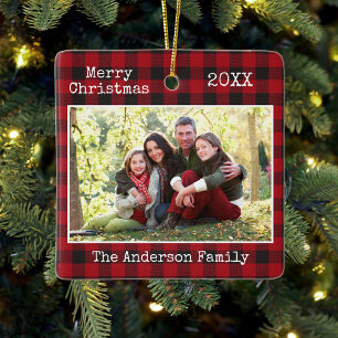 Skrivmaskin Text God jul Family Photo Play Julgransprydnad Keramik