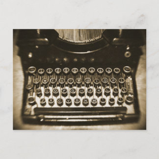 Skrivmaskin Vykort
