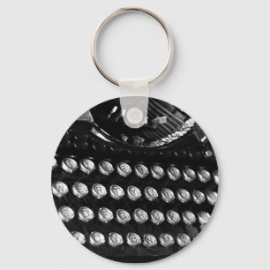 Skrivmaskinen stämm keychain nyckelring