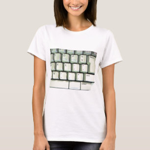 Skrivmaskinstangentbord Tee Shirt