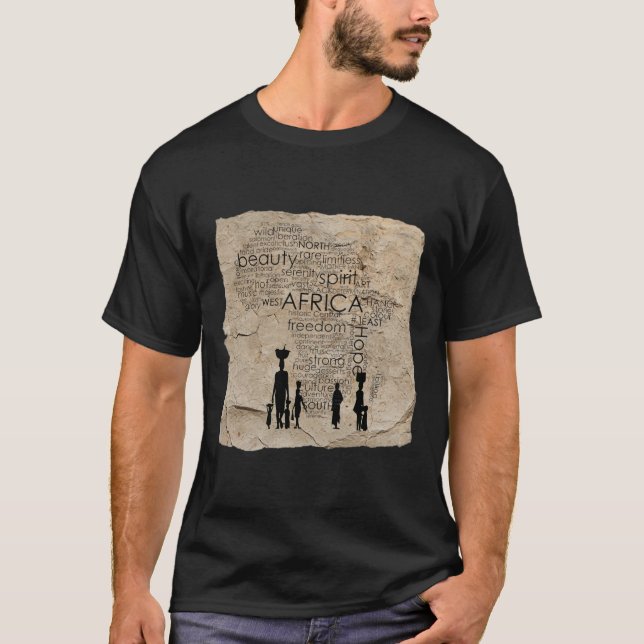 Skrivna i stenen tee shirt (Framsida)