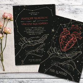 Skrivna i stjärnor | Inbjudan till Tarot Wedding