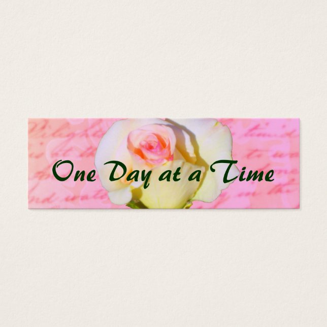 Skrivna med Ro ODAT Litet Visitkort (Framsidan)