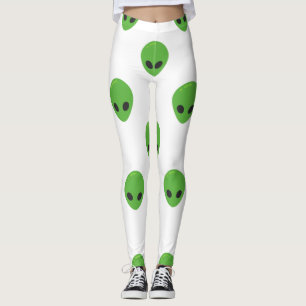 Skrivningar för utomjordingar i emoji leggings