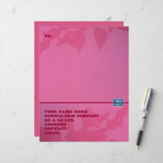 Skrivpapper (Bubble Gum) RFPMDesigns ©️2024