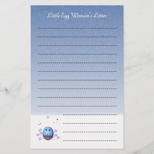 Skrivpapper för barn brevpapper (Framsida)