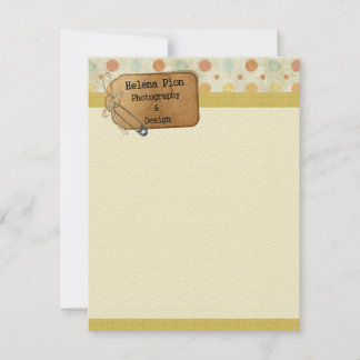 Skrivpapper för företag inbjudningar