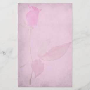 Skrivpapper för Rosa ros Vintage Stil Brevpapper