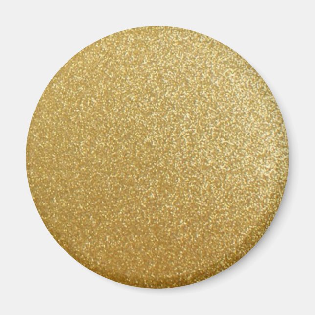 SKRIVSKYDDSPARTMAGNET guld GLITTER Magnet (Framsidan)