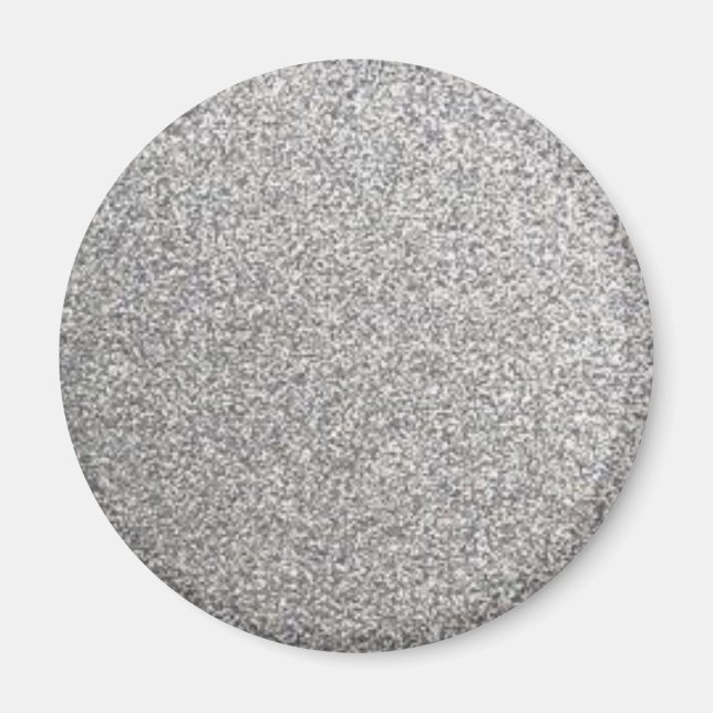 SKRIVSKYDDSPARTMAGNET silver GLITTER Magnet (Framsidan)