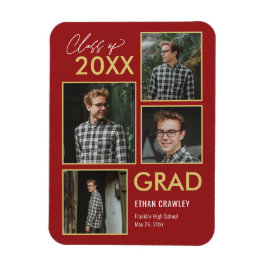 Skrivstil för galleriet EDITABLE FÄRG Studenten Ma Magnet