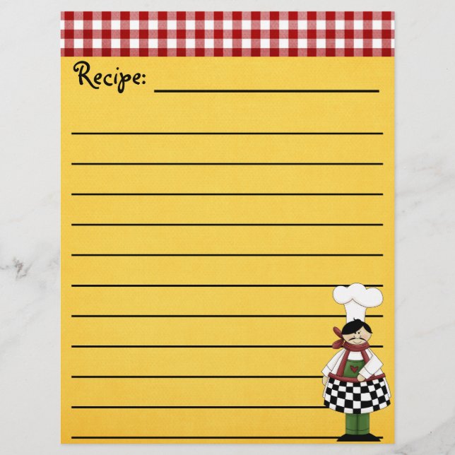 Skrivstil för recept (Framsida)