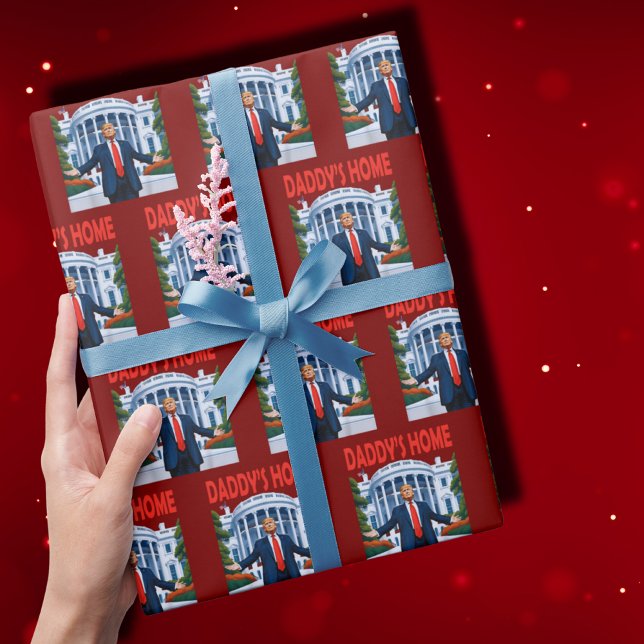 Skrot av Trump Daddys Home White House Gift Presentpapper (Skapare uppladdad)