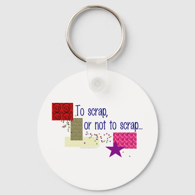 Skrot eller inte till skrot nyckelring (Framsida)
