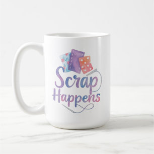 Skrot Händer Rolig Quilting Sy På Kaffemugg