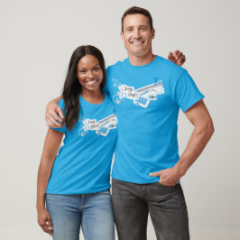 Skrot Lycklig Shirt Unisex Round Nacke T