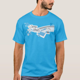 Skrot Lycklig Shirt Unisex Round Nacke T Shirt