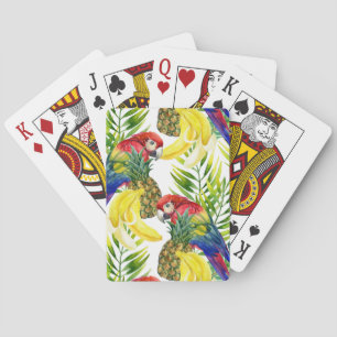 Skrot och tropiska frukter spel kort