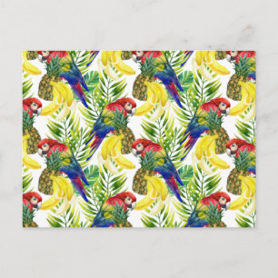 Skrot och tropiska frukter vykort