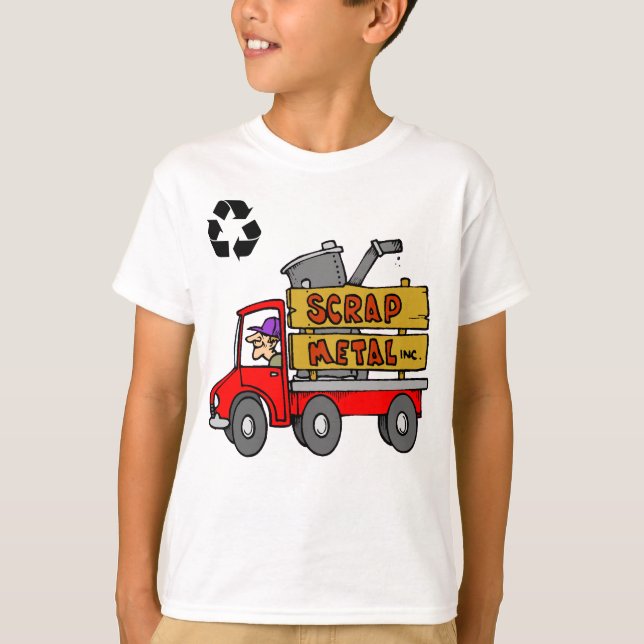 Skrota metallsamlaren t-shirt (Framsida)