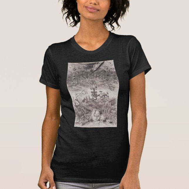 Skrotar vid Felicien Rops T-shirt (Framsida)