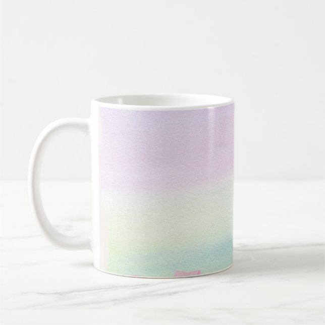 Skrotbokning av bakgrundsmall kaffemugg (Vänster)