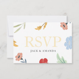 Skrovfullt svarskort för OSA av Glatt färgstark Bl