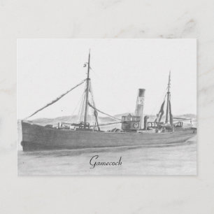 Skrovtrålare - vykort för gamecck