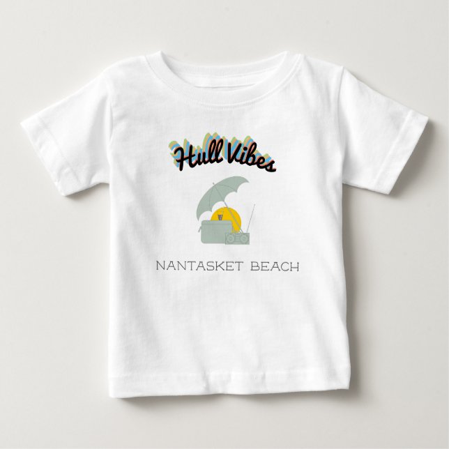 "SkrovVibes" Nantasket strand #9 T Shirt (Framsida)