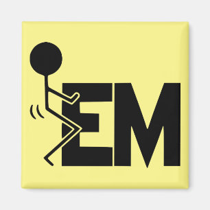 Skru-em Stick figur #USAPatriotGraphics © Magnet