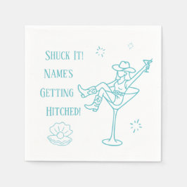 Skruck! Coastal Cowgirl Bachelorette Napkins Pappersservett