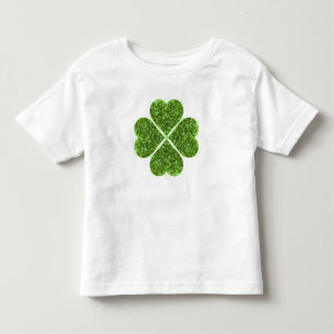Skruckor grönt mousserande fyrklöver t shirt