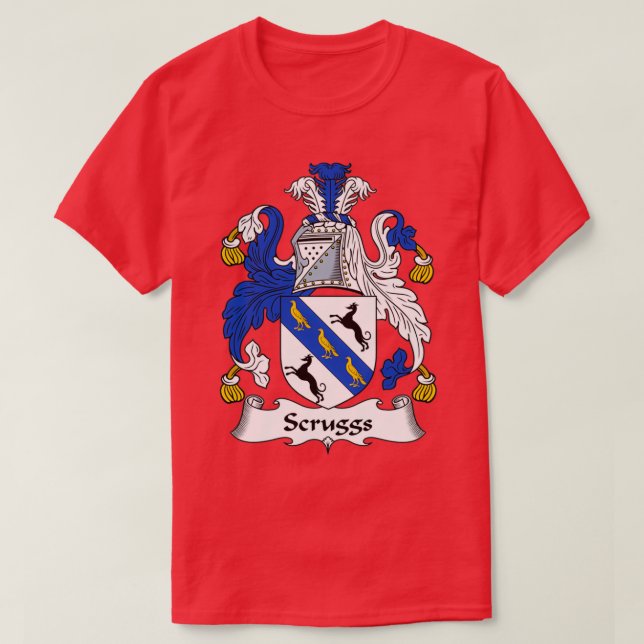 Skruggar Jackar Arm Family Crest T Shirt (Design framsida)