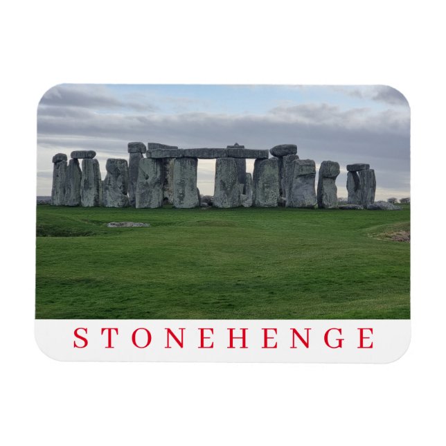Skrutmagnet för stonehenge-vy magnet (Horisontell)