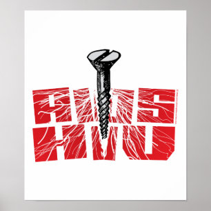 Skruva AIDS/hiv Poster