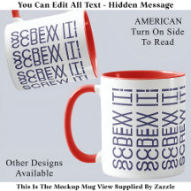 Skruva! AmericanHidden Message 150B Funny Quote