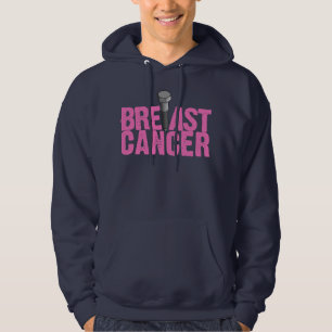 Skruva bröstcancer ($44,95) sweatshirt med luva