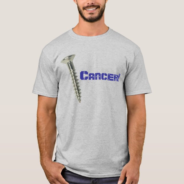 Skruva Colon Cancer! (Brev i flottan) Tee (Framsida)