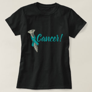 Skruva det Cervical cancerkrickabandet T-shirt
