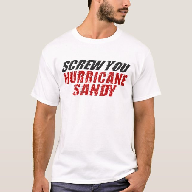 SKRUVA DIG den sandiga T-tröja för orkanen Tee (Framsida)