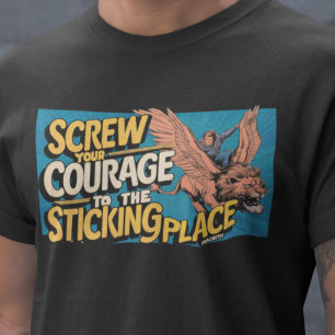 Skruva ditt mod - Macbeth Tecknad T-Shirt