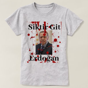 Skruva du Erdoğan (turkisk) T-shirt