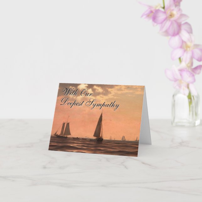 Skruva Fraktaser på Vatten Sympathy Card Kort (Orkide)