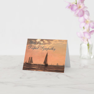Skruva Fraktaser på Vatten Sympathy Card Kort