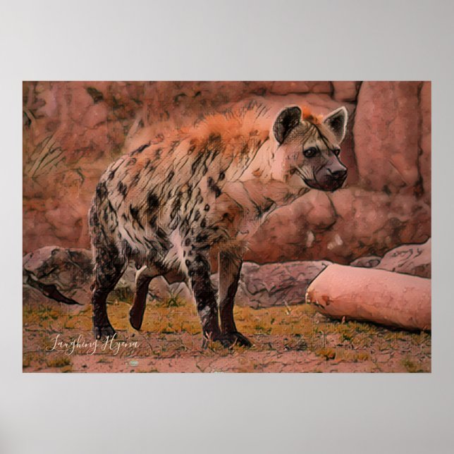 Skruva Hyena:Papper arkivtunga Poster (Framsidan)