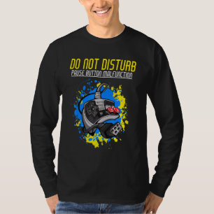 Skruva inte felfunktionstester för paus-knapp t shirt